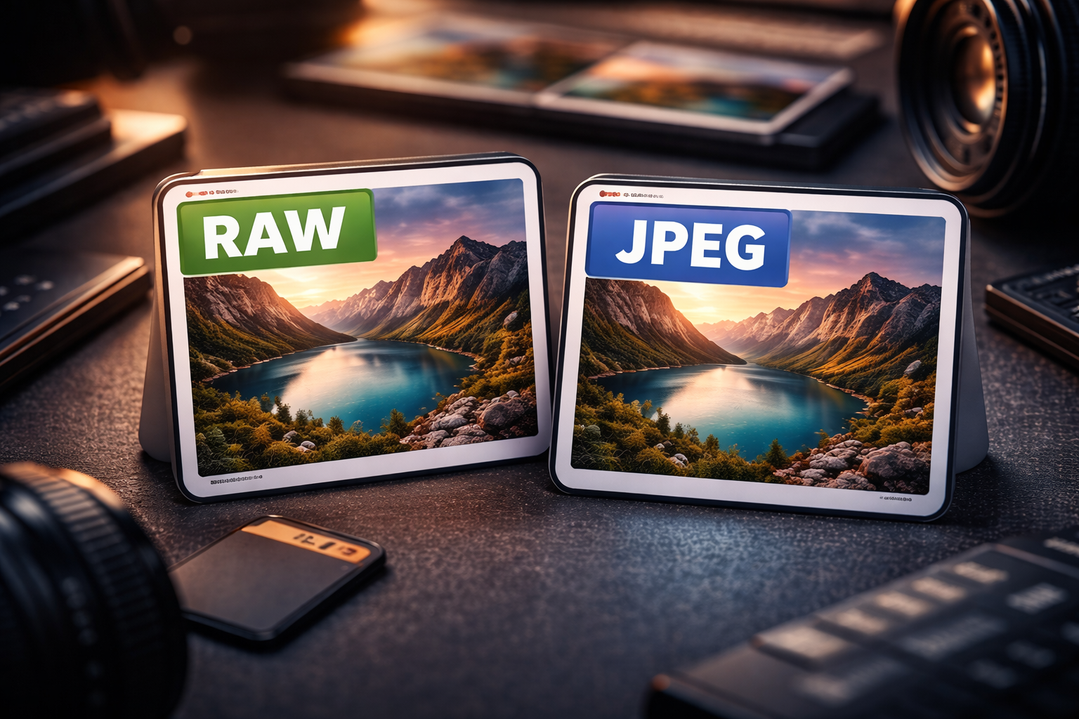 عکاسی RAW چیست؟ تفاوت فرمت RAW و JPEG و کدام بهتر است؟